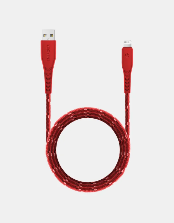 Energea Nyloflex lightning cable - red