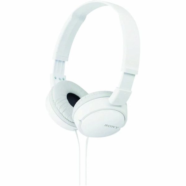 SONY MDR-ZX110 Foldable Headphones - in White