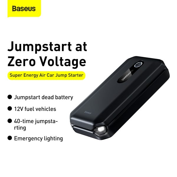 BASEUS Super Energy Air Series 12V DC and USB Car Jump Starter - key features