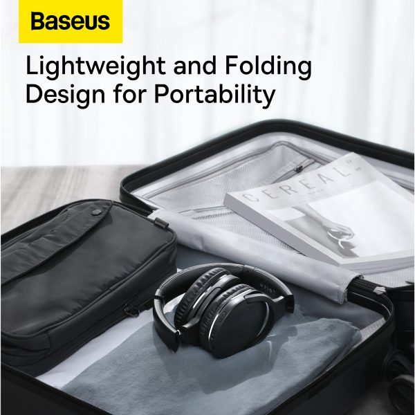 Baseus Encok D02 Pro Wireless Noise Cancellation Headphones - Lightweight desoib