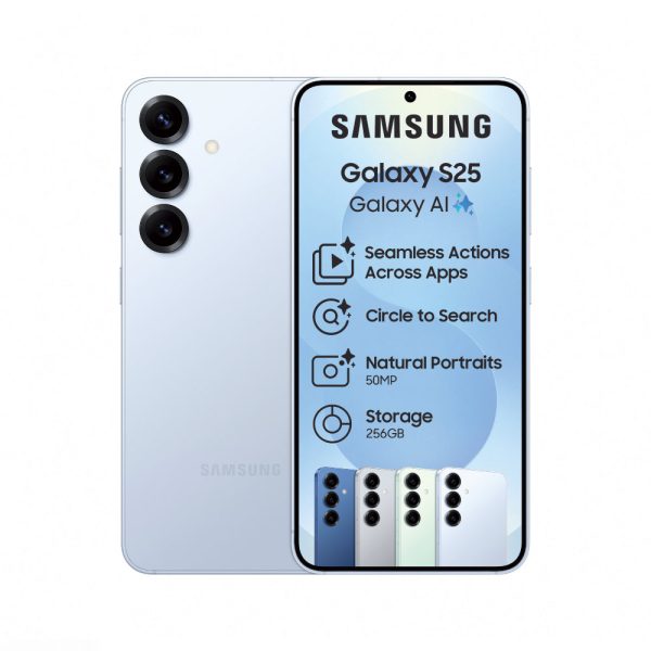 Samsung Galaxy S25 in Icy Blue